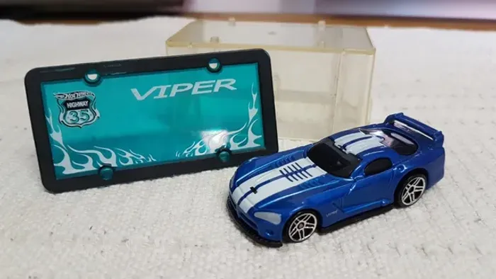 Hot Wheels 1/64 Dodge Viper 35 Highway Raro, Com Display