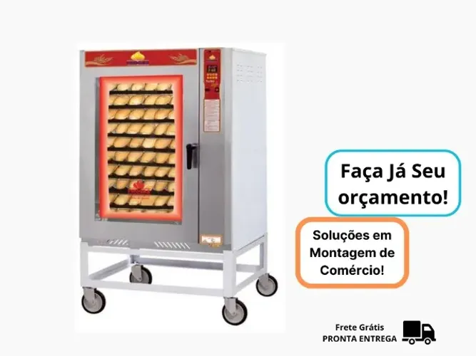 Forno Turbo a Gás 8 Esteiras