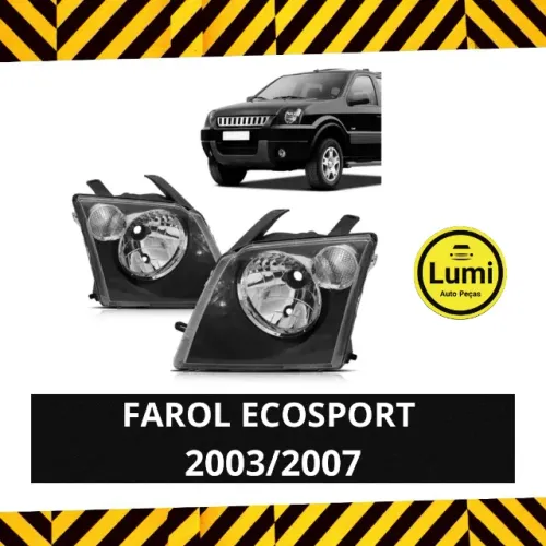 Farol Ecosport 2003/2007 Pisca Cristal - NOVO!!