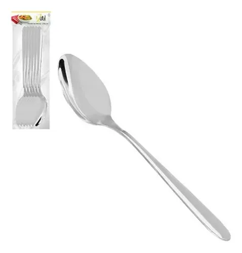 Colher De Metal Com 6 Peças