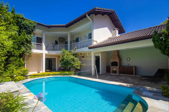 Chácara Monte Alegre 665 m² terreno 450 m² construída piscina aquecida - 4 suítes