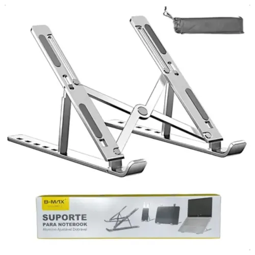 Suporte de Alumínio Para Notebook Ajustável BMG-39 - B-MAX cod: 3590