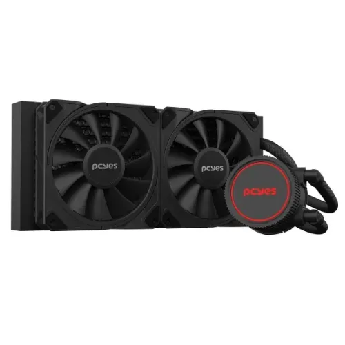 Water Cooler Pcyes Sangue Frio 3 Black Vulcan 240mm Intel/AMD | TDP: 250W - WZetta