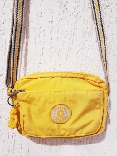Bolsa transversal Amarela Abanu - Kipling 