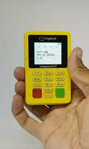 Máquina de cartão Pagseguro Minizinha NFC2