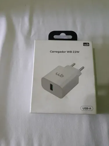 Carregador turbo original wb 22w 5A novo