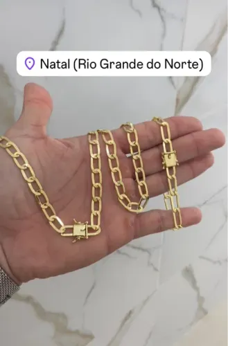 Cordão + Pulseira Moeda Antiga Pronta Entrega