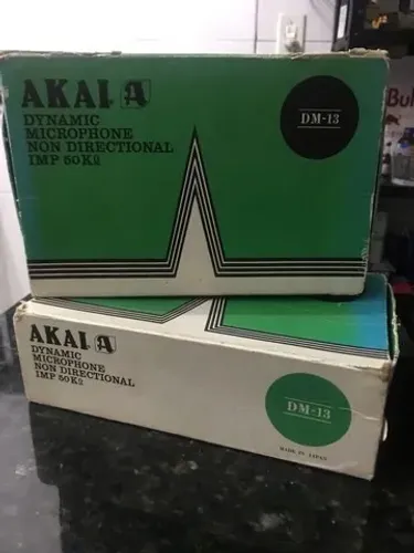 Microfone Akai DM-13 ( vintage ) Original
