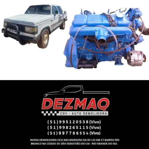 Motor Perkins Q20B Chevrolet D20 1985/1996