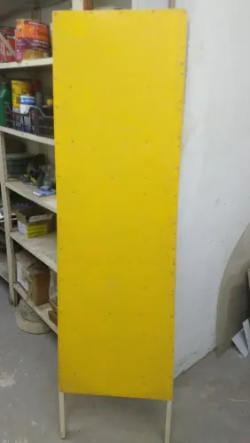 Pai el para propaganda em Metalon e chapa galvanizada 