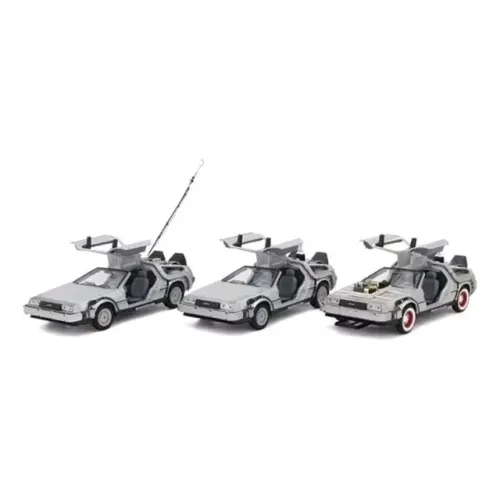 Coleção Delorean Back To the Future 1/24 Welly