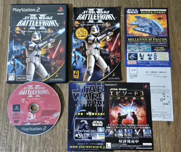 COLEÇÃO STAR WARS PS2 ORIGINAIS JAPONESES