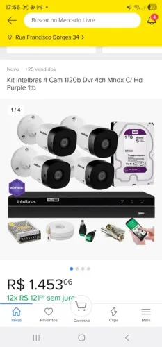 Kit de câmeras internas 