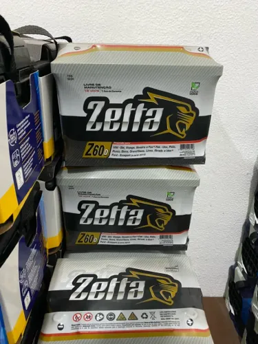 Bateria Zetta Z60D - 12V - Livre de Manutenção