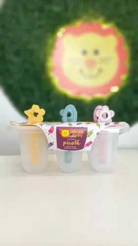 Forminha de picolé nova com 6 espaços