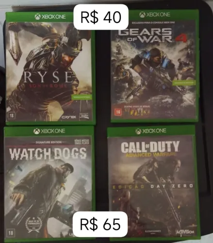 Jogos Xbox one 