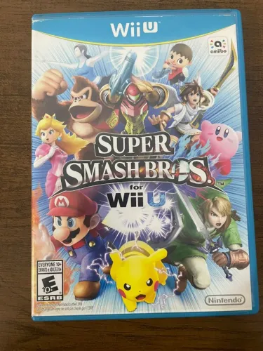 Super Smash Bros Wii U - Nintendo Wii U Usado Mídia Física