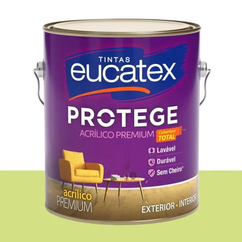 Tinta Acrílica Acetinada Eucatex Refresco de Limão 3,2 L