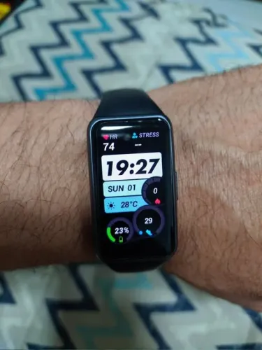  Smartwatch Smartband Huawei Band/96 modos de treino/Bateria 14 dias/ prova de água 50m. 