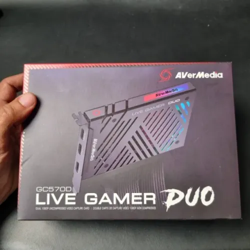 Placa de Captura AVerMedia Live Gamer DUO GC570D - 2 HDMI, Full HD 60fps