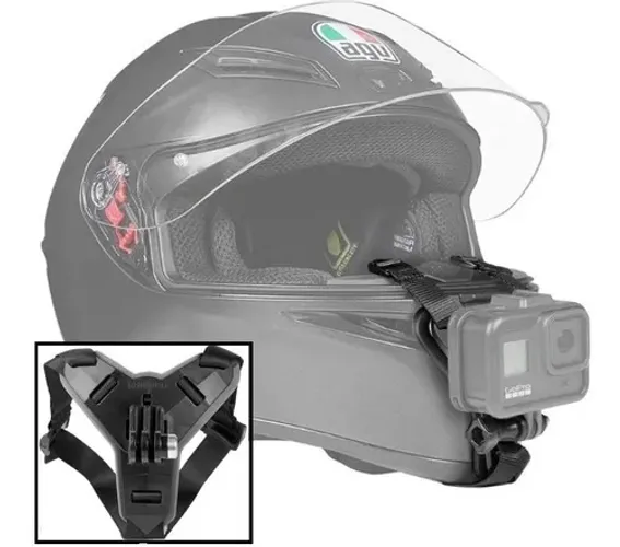 Suporte Frontal Gopro Para Capacete