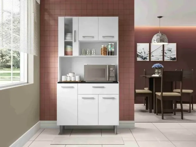 Cozinha Carol Branco Até 12x - Frete Grátis 