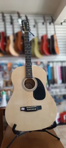 Violão Acústico Myth MT39S-N 39 Natural + Dark Brown (Aço)