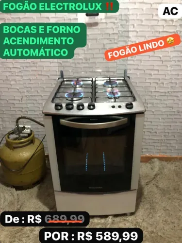 Fogão Electrolux 4 bocas automático