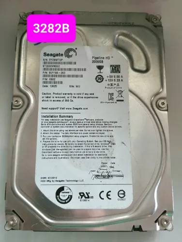 Placa Hd 2 Tb St2000vm002 - Fw: Es02 - Cod. 3282b