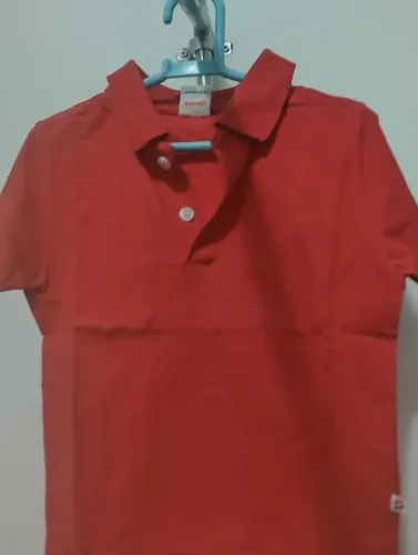 Camiseta Polo Vermelha Brandili - Tam 3