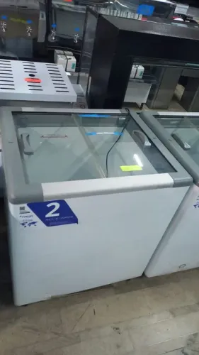 Freezer tampa de vidro 142 litros - novo