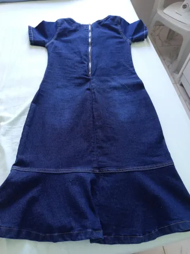Vestido jeans com Lycra 