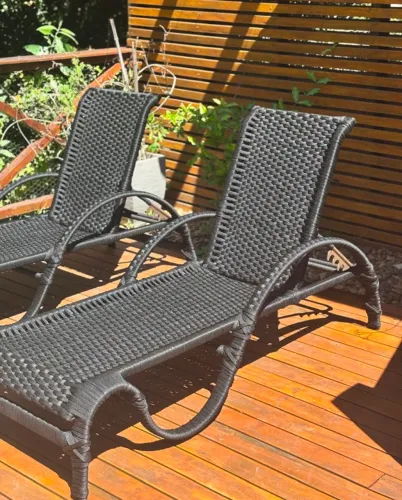 ESPREGUIÇADEIRA DE CORDA NÁUTICA - TRAMA FECHADA _unidade