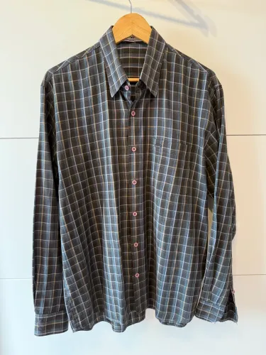 Camisa Social Xadrez tamanho G