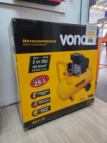 Compressor de ar 25 litros Novo