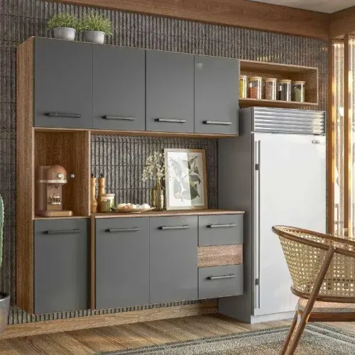 Armario de Cozinha suspenso 7 portas e 2 gavetas DIVIDIMOS EM ATE 10 X SEM JUROS 