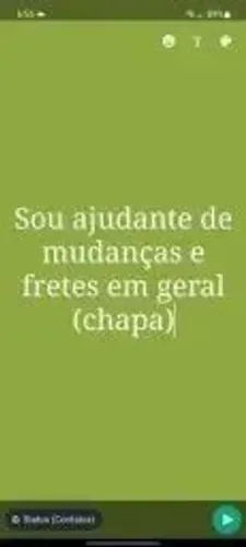 Somos ajudante de mudancas, carga descarga e chapa- serviço rápido, seguro e de confiança!
