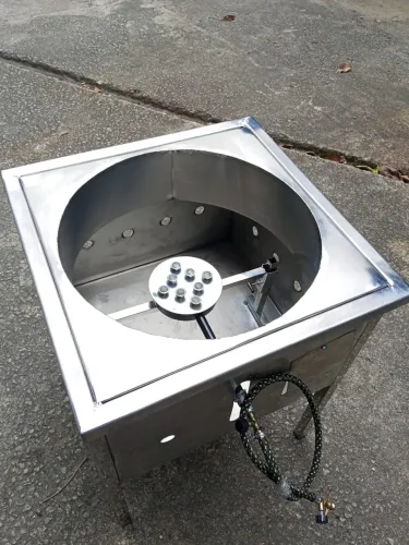 ? Fogareiro Industrial Inox - Alta Potência e Durabilidade! ?