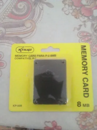 Memory Card 8MB Knup para Playstation 2