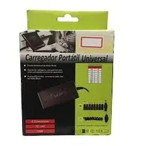 CARREGADOR UNIVERSAL PARA NOT COM VARIOS PINOS 