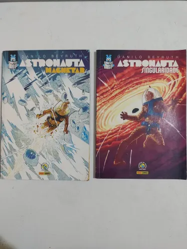 HQs 1 e 2 Astronauta Magnetar e Singularidade Graphic MSP Capa Simples Usado