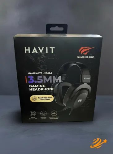 fone gamer havit h2002d (headset) - som surround, microfone omnidirecional - entrega gráti