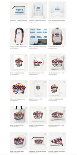 Estampas únicas e exclusivas em diversos produtos de casa, moda, decoração e papelaria!