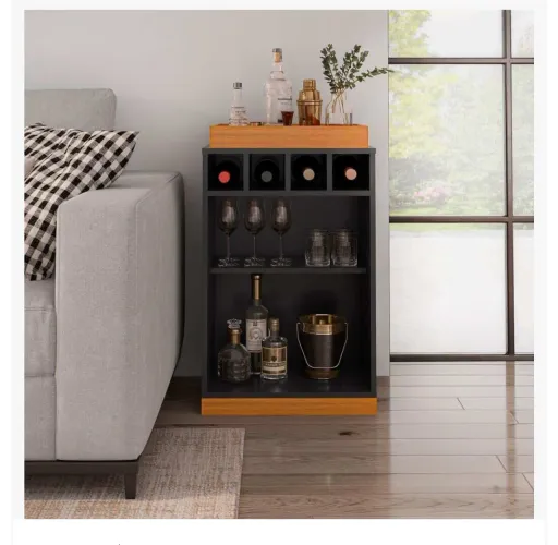 Bar  aparador com bandeja MDF