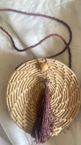 Bolsa de praia redonda 