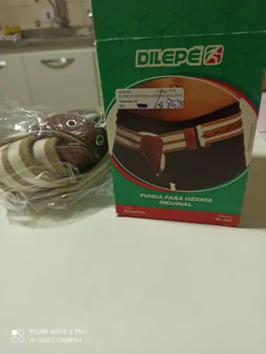 Funda para hérnia inguinal.