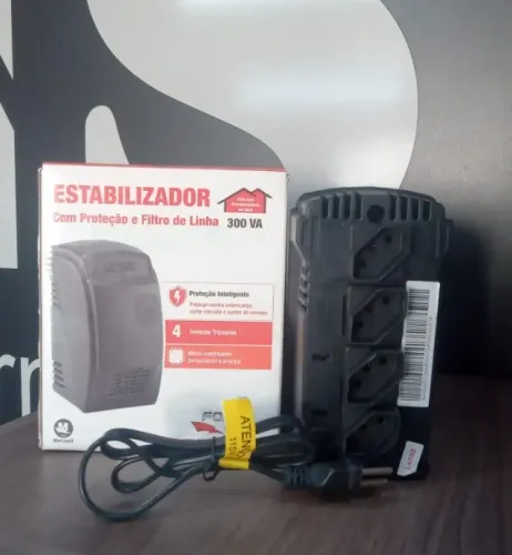 Estabilizador Com Proteção e Filtro de Linha 300VA ForceLine