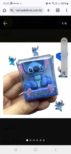 Apontador Lilo & Stitch Escolar Papelaria Volta As Aulas