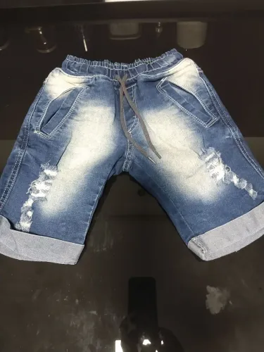 Shorts Jeans Destroyed Infantil