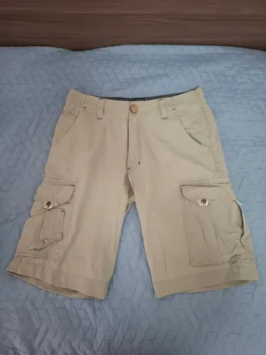 Bermuda Cargo Masculino Bege Pier